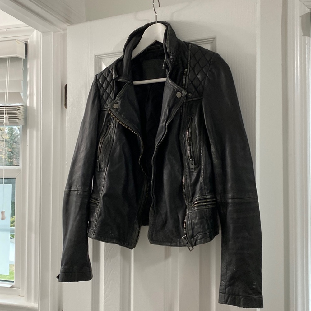 Balfern Leather Biker Jacket